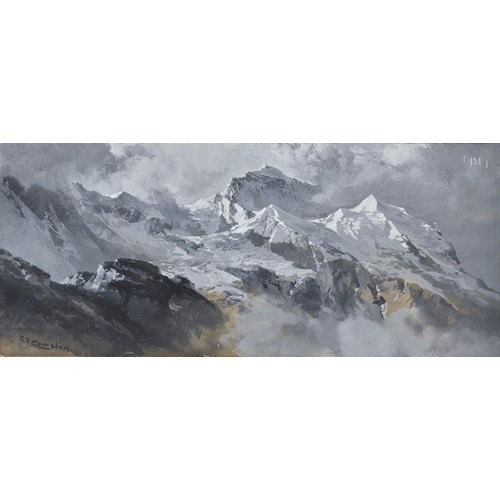 The Jungfrau seen from Männlichen, Switzerland